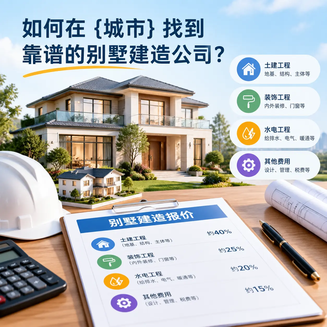 如何在 赤水 找到靠谱的别墅建造公司？
