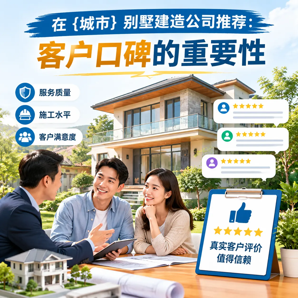 在 赤水 别墅建造公司推荐:客户口碑的重要性