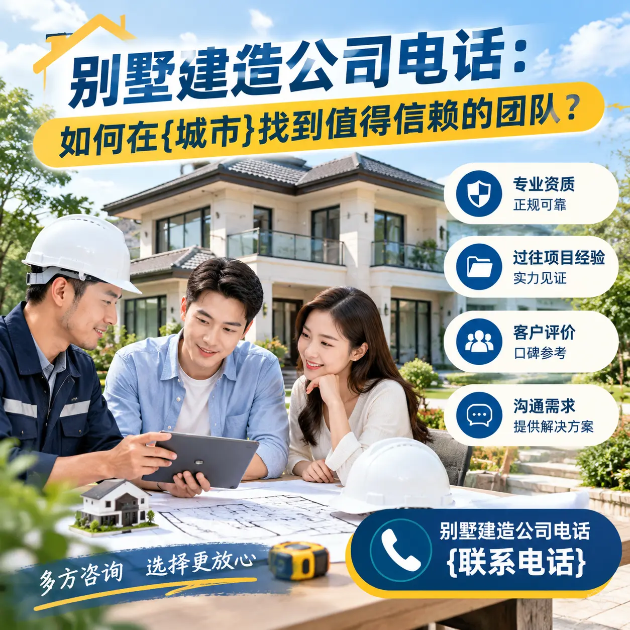 别墅建造公司电话：如何在赤水找到值得信赖的团队？