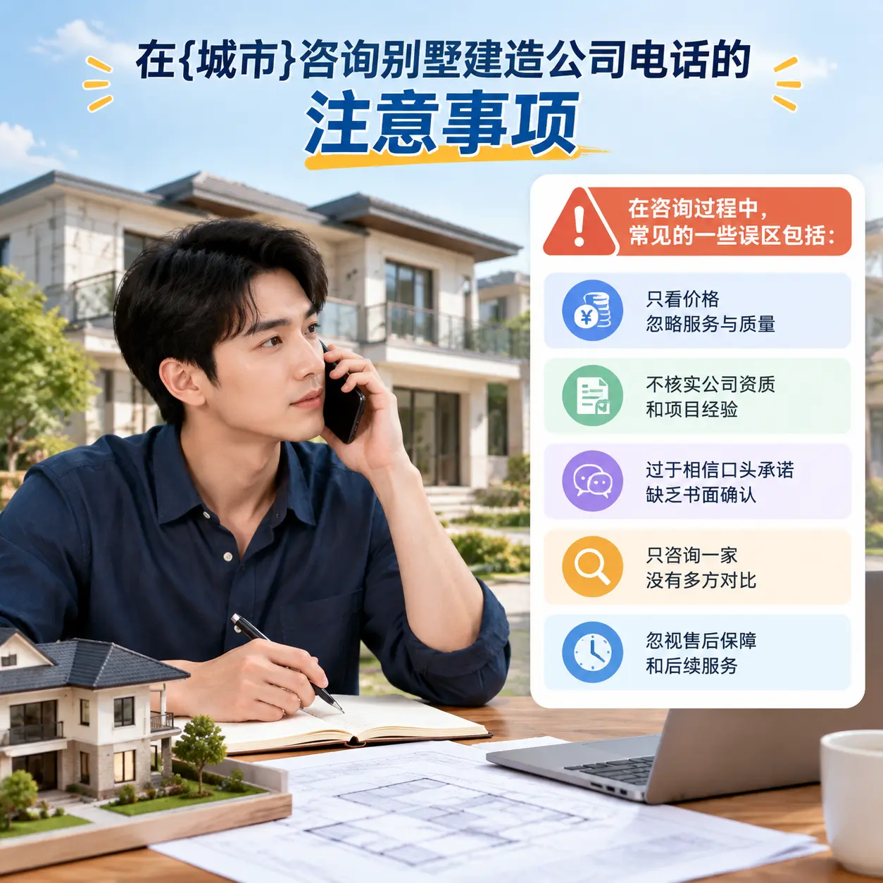 在赤水咨询别墅建造公司电话的注意事项
